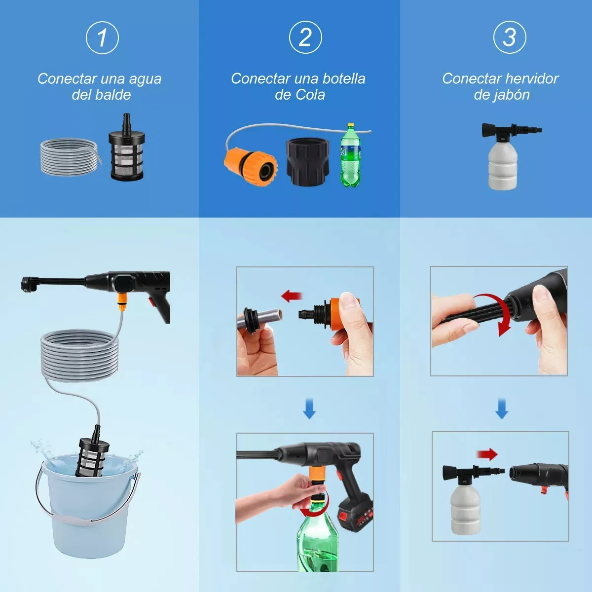 Hidrolavadora Pistola Portatil