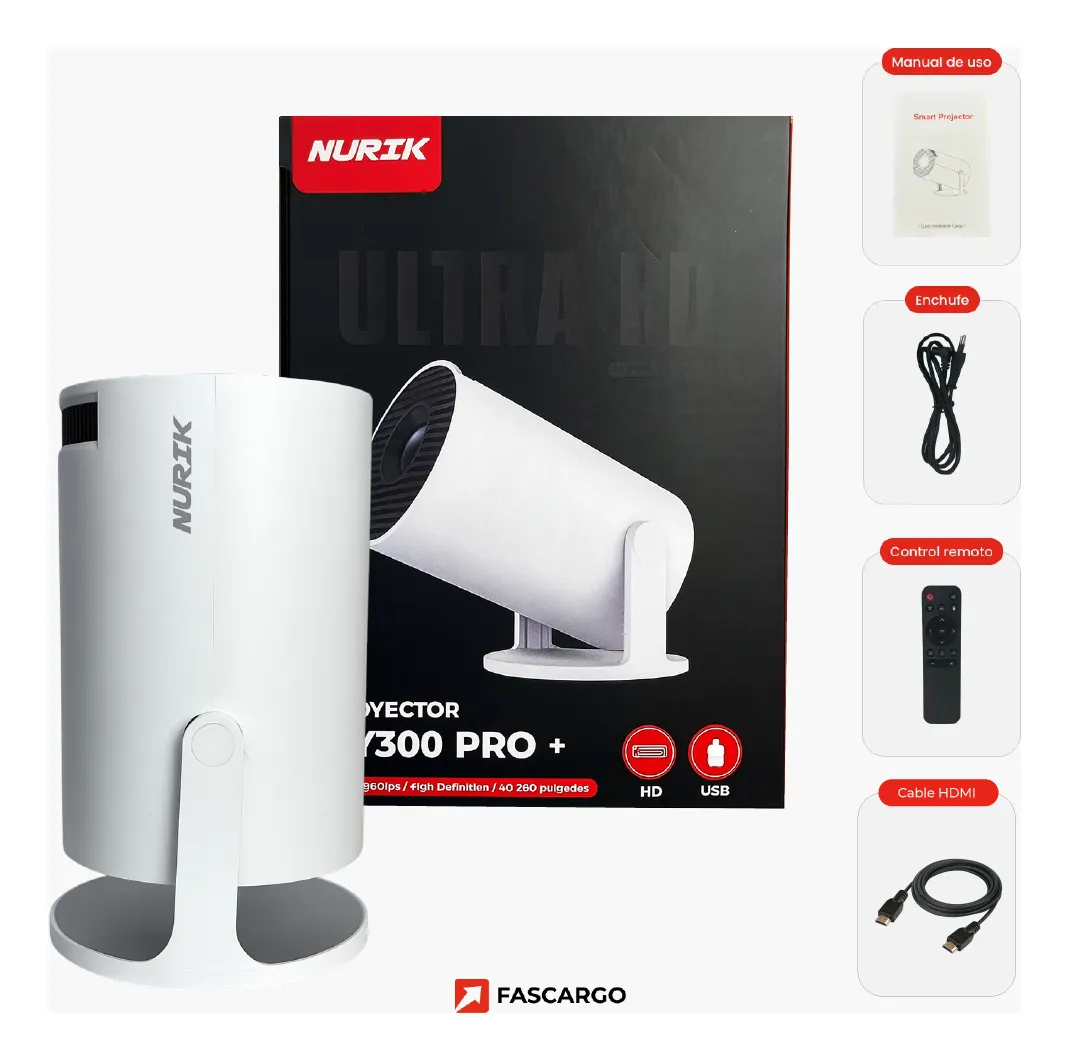 Proyector Portátil Nurik HY300 PRO+